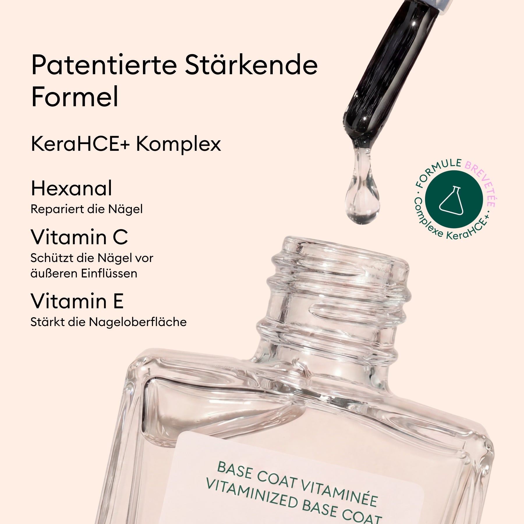 Manucurist Green Base Coat Vitaminée base fortifiante kératine