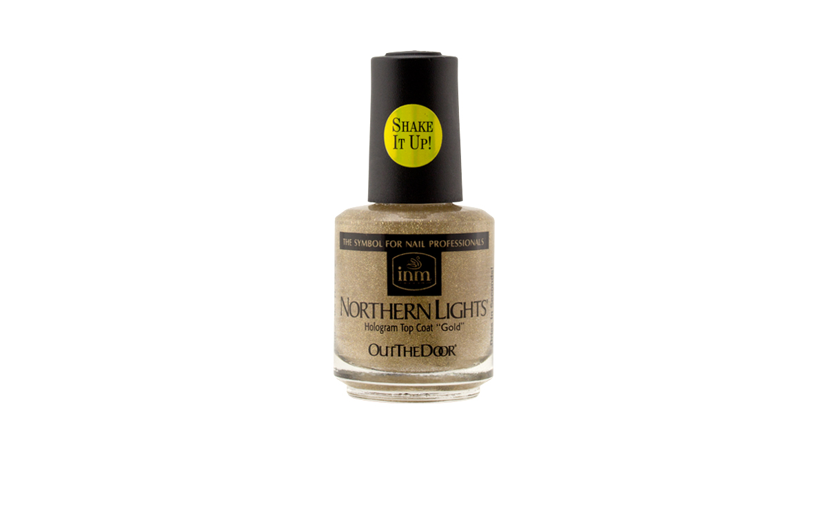 INM NL Gold soin ongles 0,5 oz effet doré