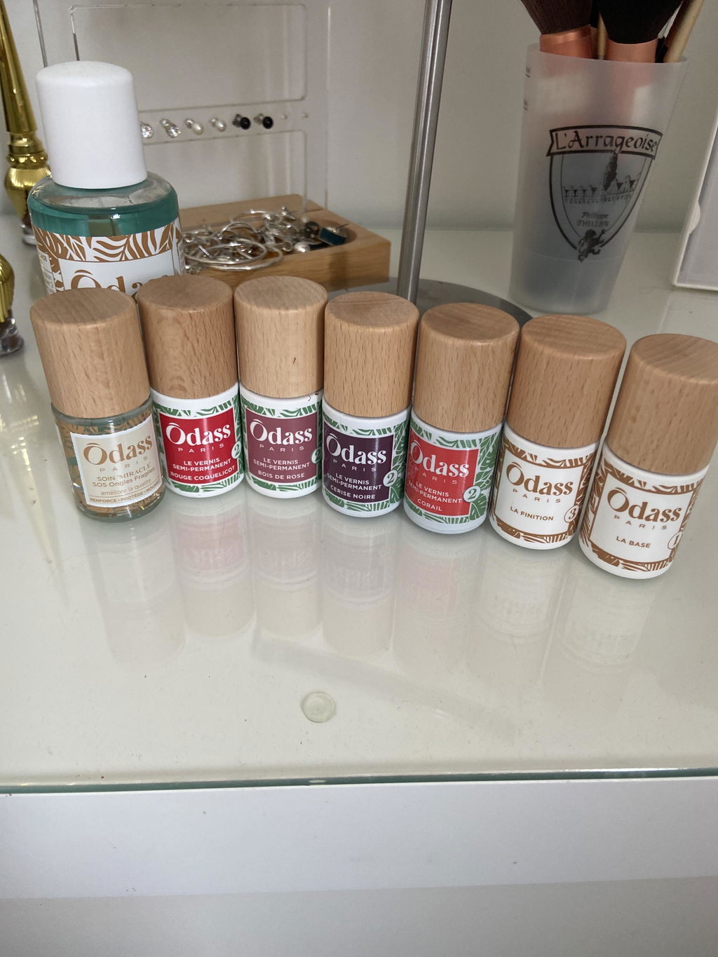 Ôdass Paris Corail vernis semi-permanent biosourcé 10ml