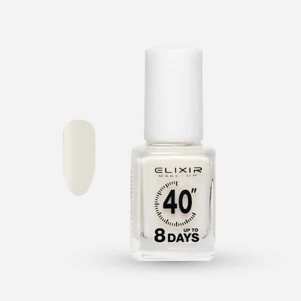Élixir 40 Fast Dry vernis à ongles 004 milky white séchage 40s