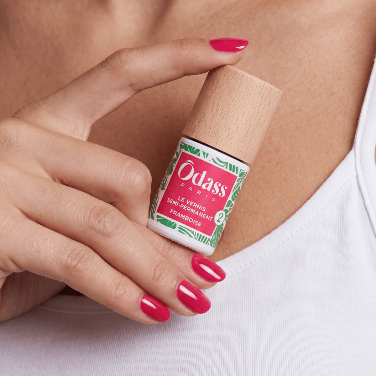 Ôdass Paris Le vernis semi-permanent Framboise LED 10 ml