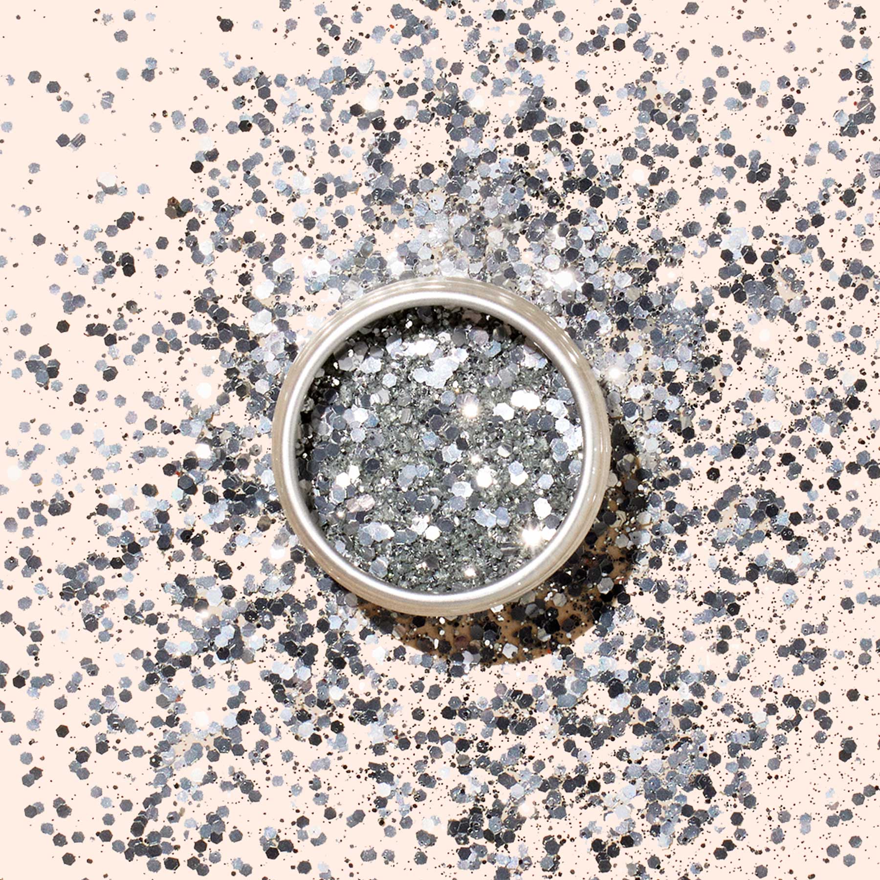 Manucurist Silver paillettes ongles biodégradables argentées