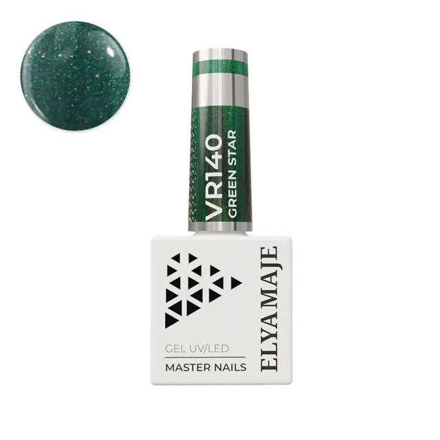 Elyamaje N° 140 Green Star vernis semi-permanent vert