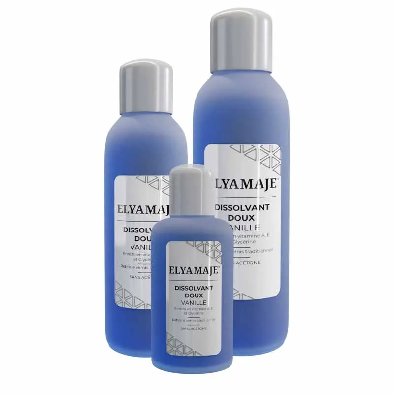 Elyamaje dissolvant sans acétone vanille doux