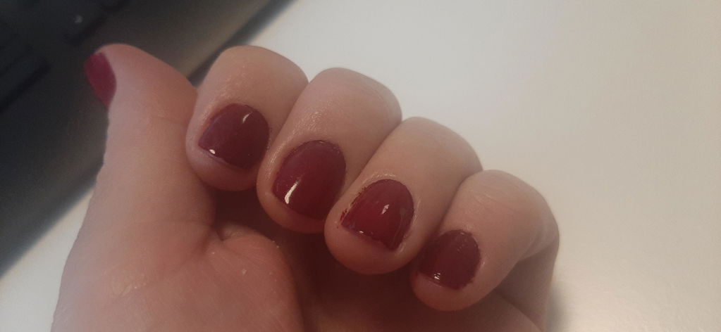 Ôdass Paris Vernis Semi-Permanent Grenat Rouge 10 ml LED biosourcé