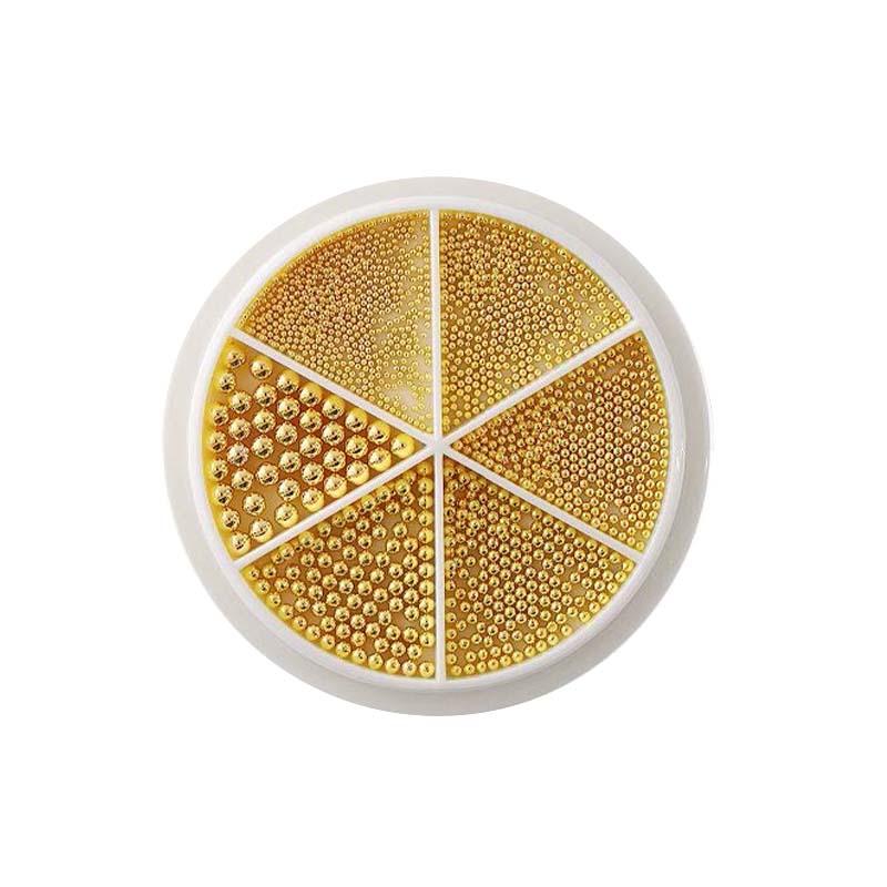 Elyamaje Perles Caviar 1 Décoration Ongles Rondes