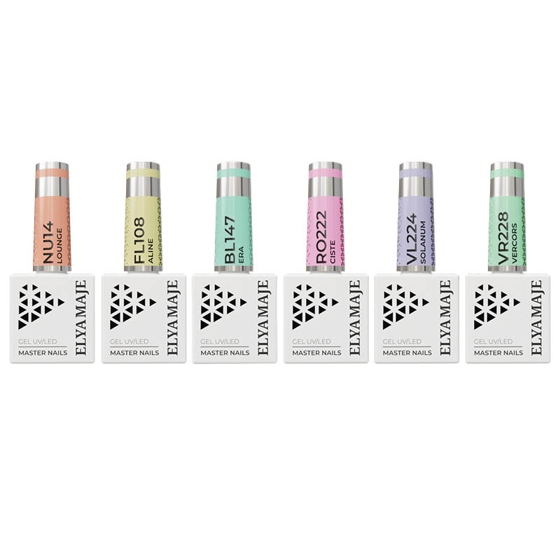 Elyamaje Coffret Pastel vernis semi-permanent tendre édition limitée