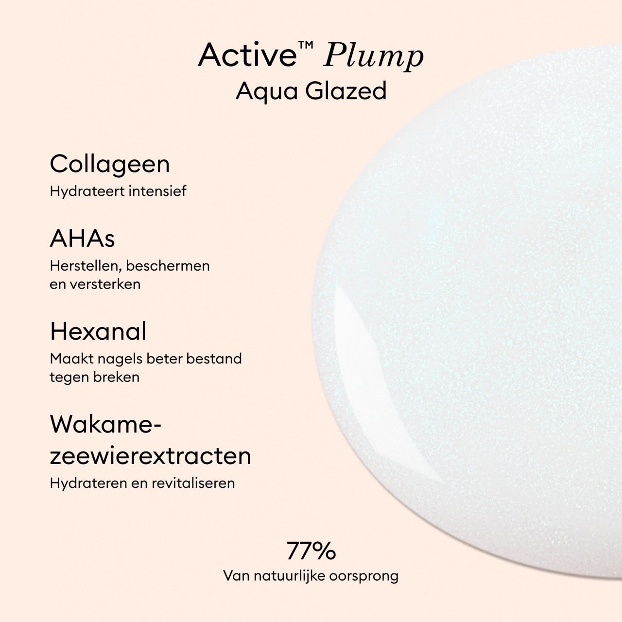 Manucurist Active Plump Aqua Glazed vernis soin collagène