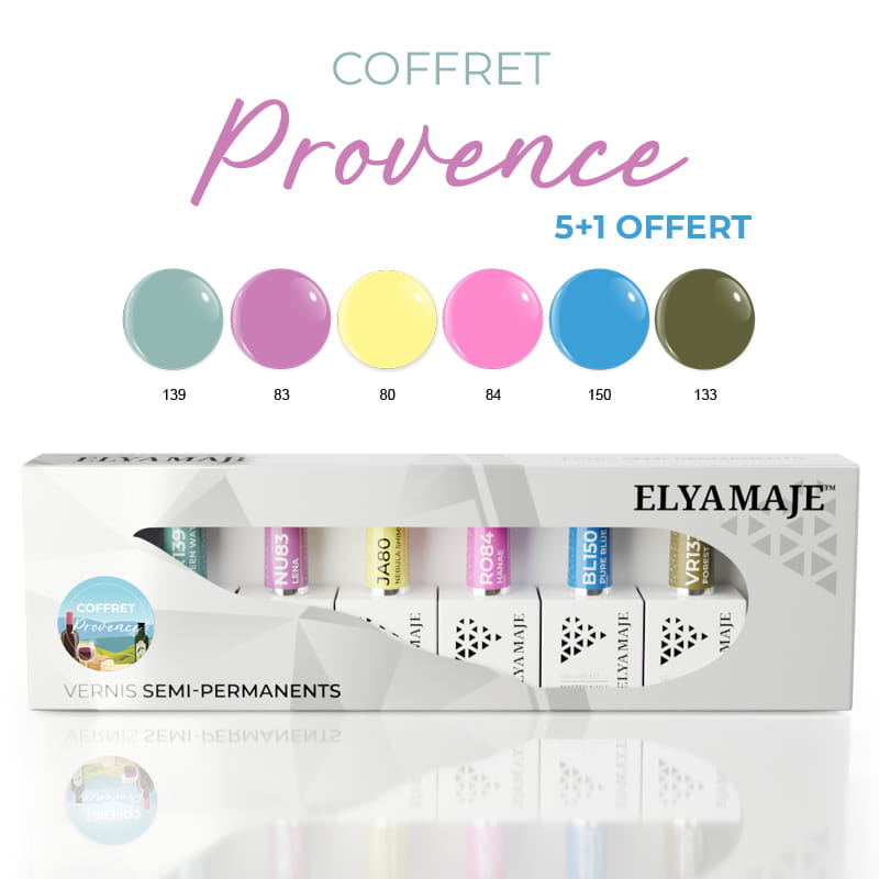 Elyamaje Coffret Provence vernis semi-permanent édition limitée
