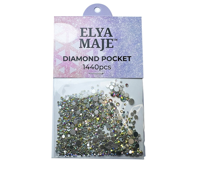 Elyamaje Diamond 4 strass ongle doigt bijou