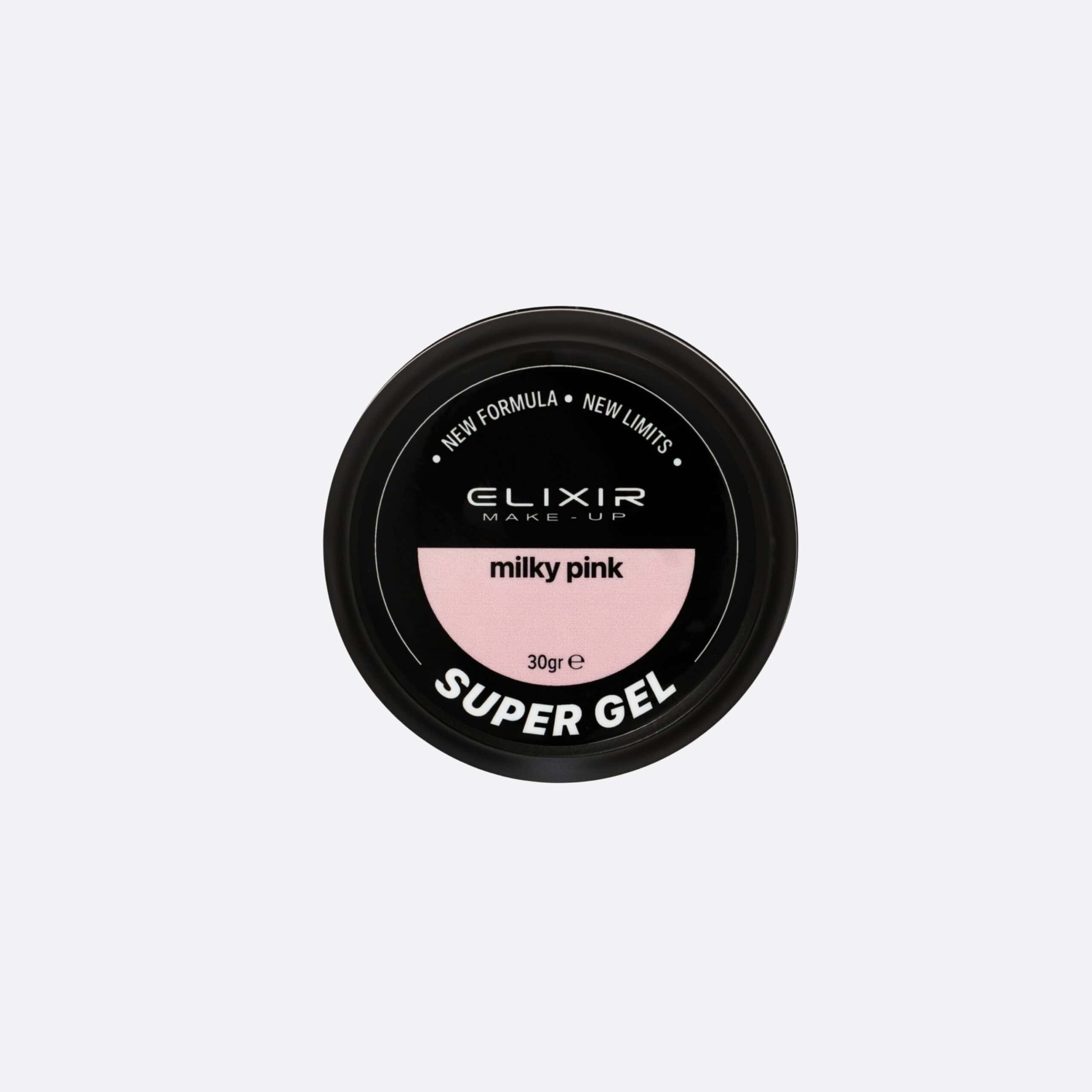 Élixir Super Builder Gel 909C gel Milky Pink 30g renfort