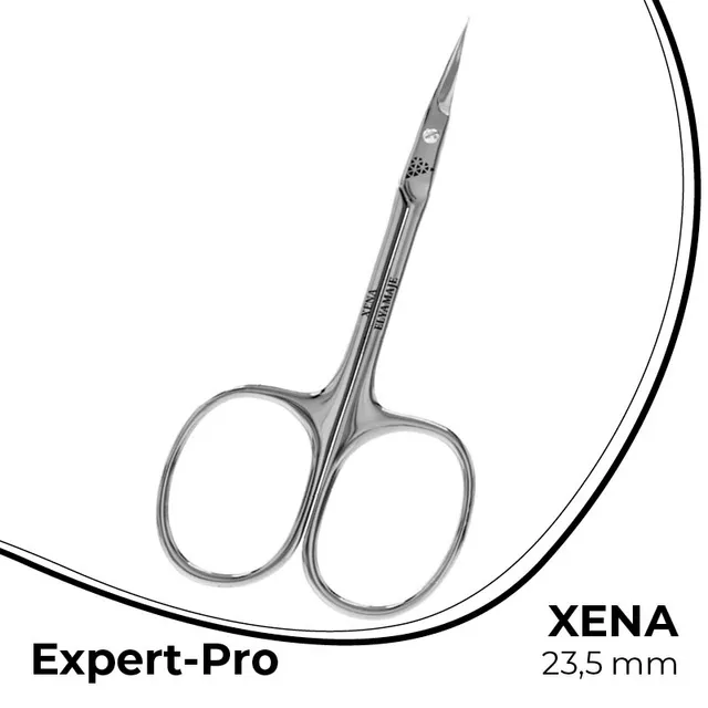 Elyamaje Xena 23,5mm ciseaux à cuticules inox incurvé