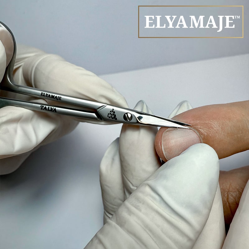 Elyamaje Talya Eco Pro ciseaux cuticules gauchers 17 mm