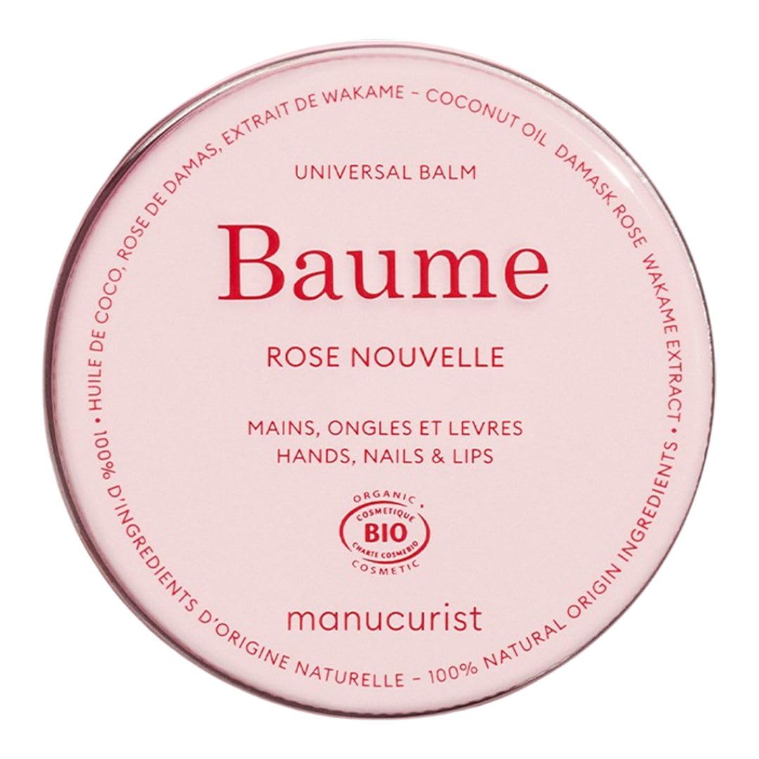 Manucurist Baume Rose soin multi-usage lèvres ongles