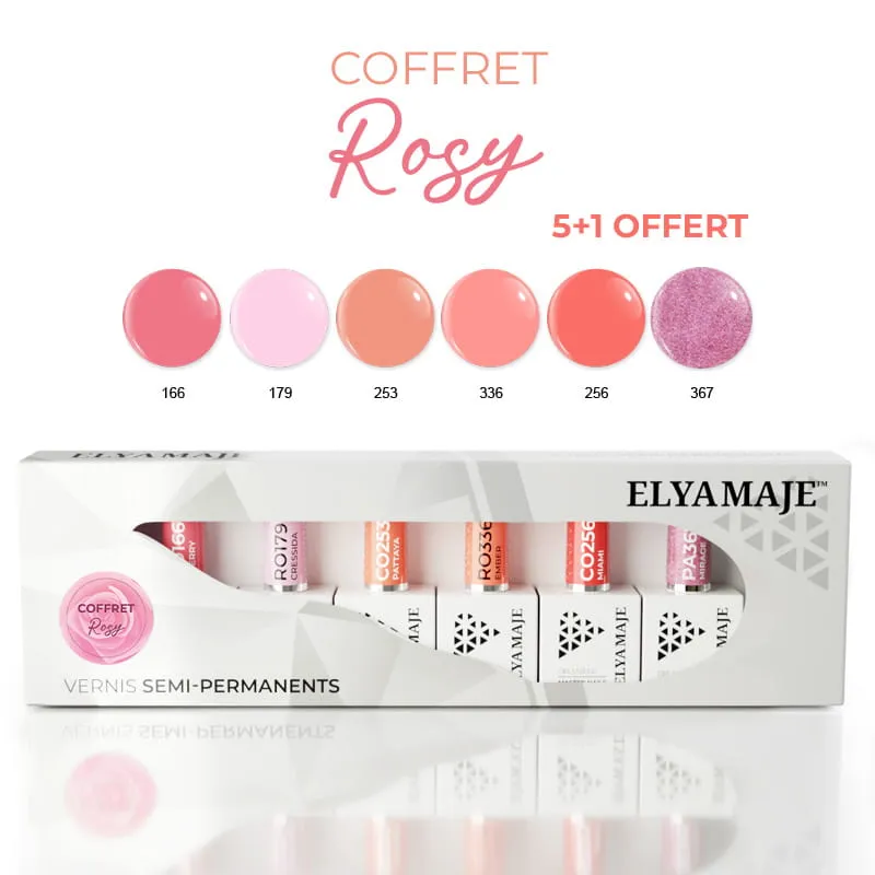 Elyamaje Coffret Rosy vernis semi-permanent édition limitée