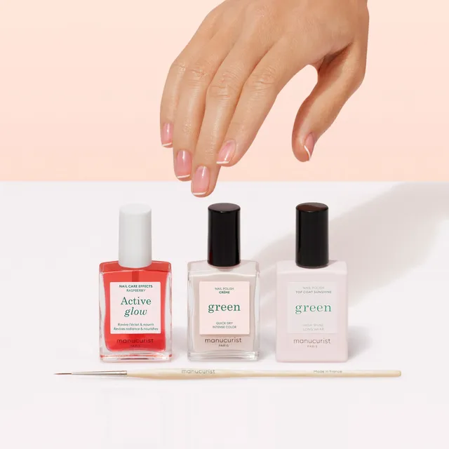 Manucurist French Manucure Glow kit vernis glow sans top coat