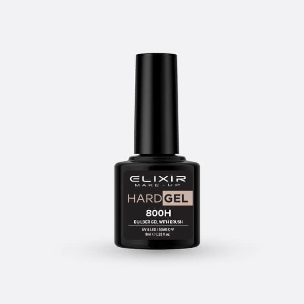 Élixir Hard Gel #800H Gel Renfort Ongles 8ml Pinceau
