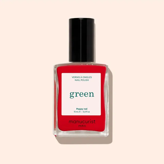 Manucurist Green vernis Poppy Red rouge vif