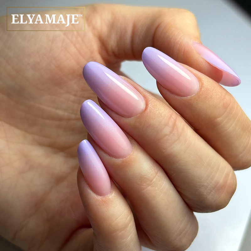 Elyamaje Ultra Baby Paint 12 gel nail art lila babyboomer
