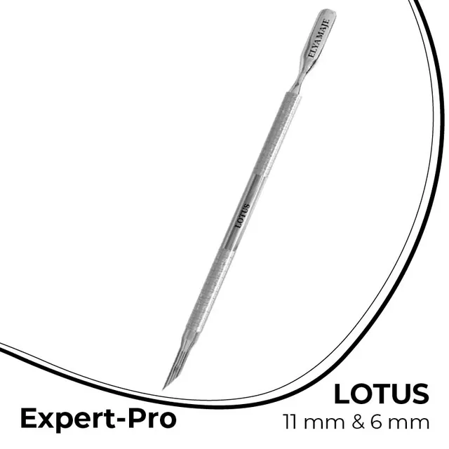 Elyamaje Lotus Expert Pro pousse-cuticules 2-en-1 inox