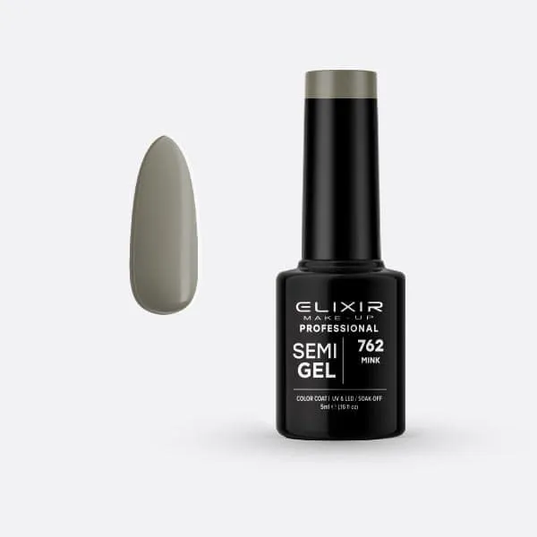 Élixir Semi Gel Vernis semi-permanent #762 Mink 5ml sans HEMA