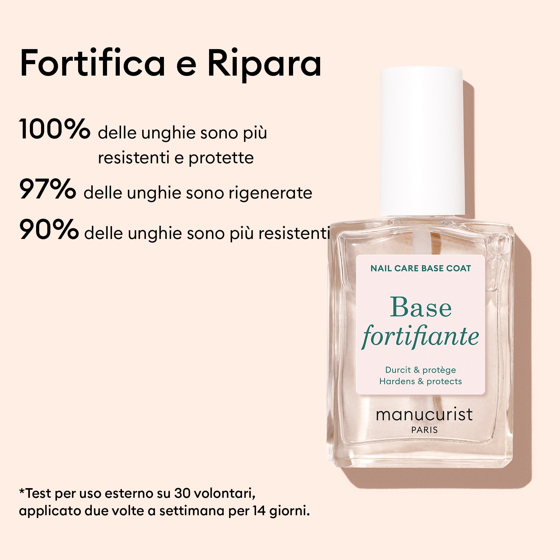 Manucurist Base Fortifiante vernis soin ongles mous
