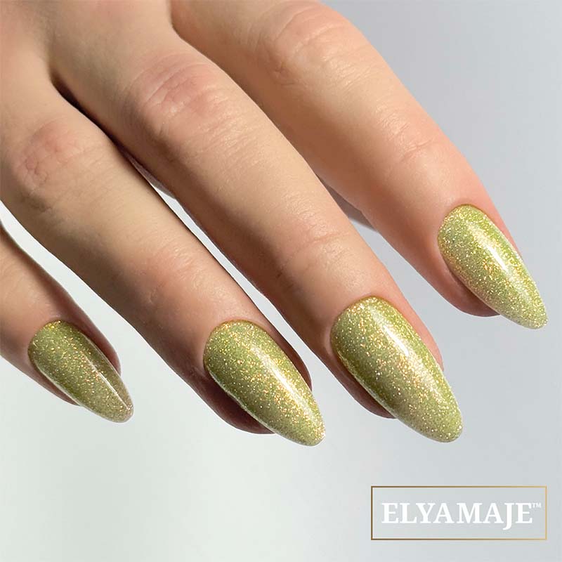 Elyamaje N°374 Jasmin vernis semi-permanent couvrant