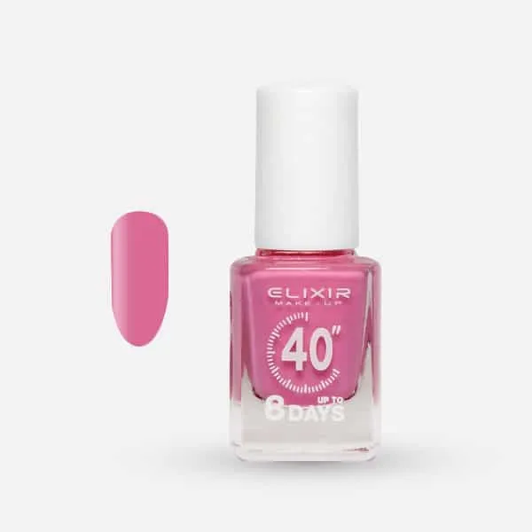 Élixir 40" #251 vernis séchage rapide rose 8 jours