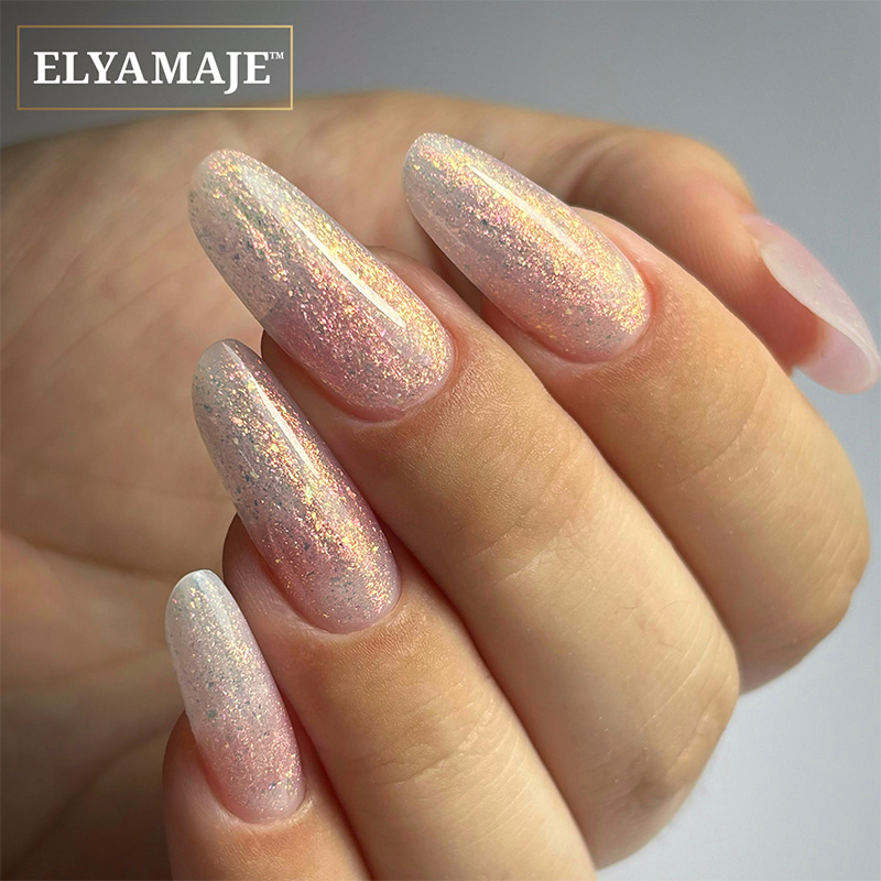 Elyamaje Flake Creamy Gel N°05 Nude Beige gel construction