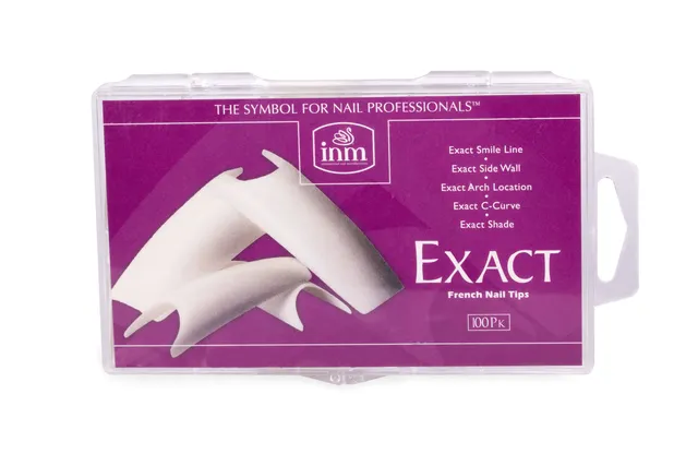INM X-F White capsules ongles boîte de 500 french
