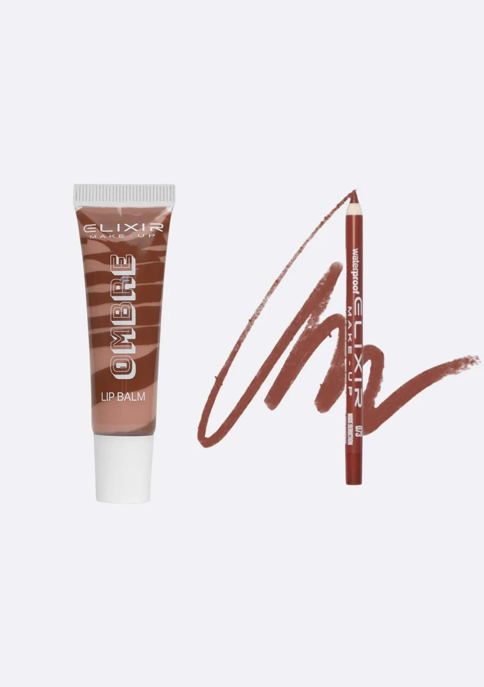 Élixir Ombre Caramel Topping combo lèvres gloss effet 3D