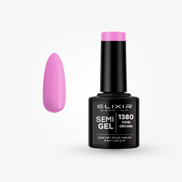 Elixir Semi Gel N°1380 vernis semi-permanent 8 ml vivid