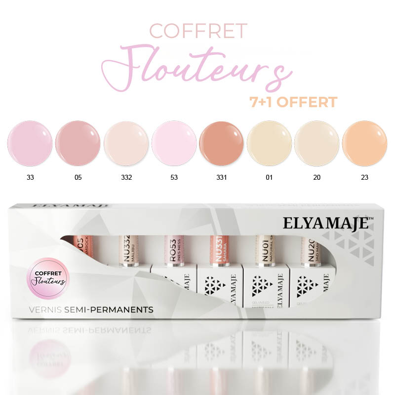 Elyamaje Coffret Flouteurs vernis semi-permanents édition limitée