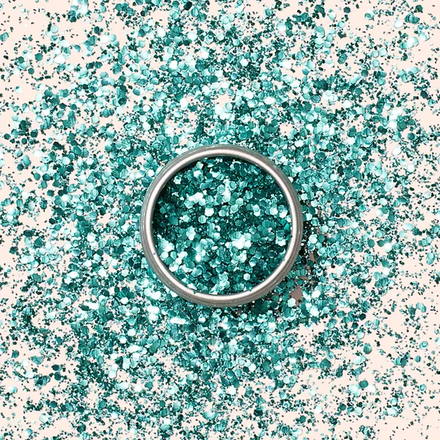 Manucurist paillettes ongles biodégradables turquoise