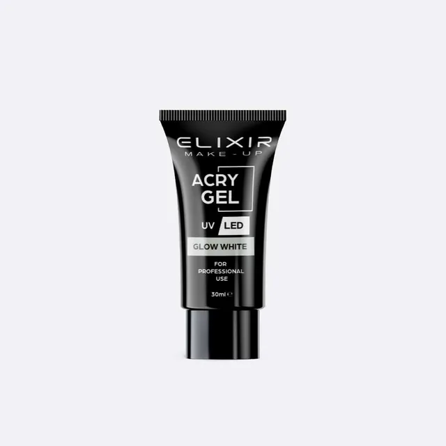 Élixir AcryGel #709 Glow White gel extension 30 g solide