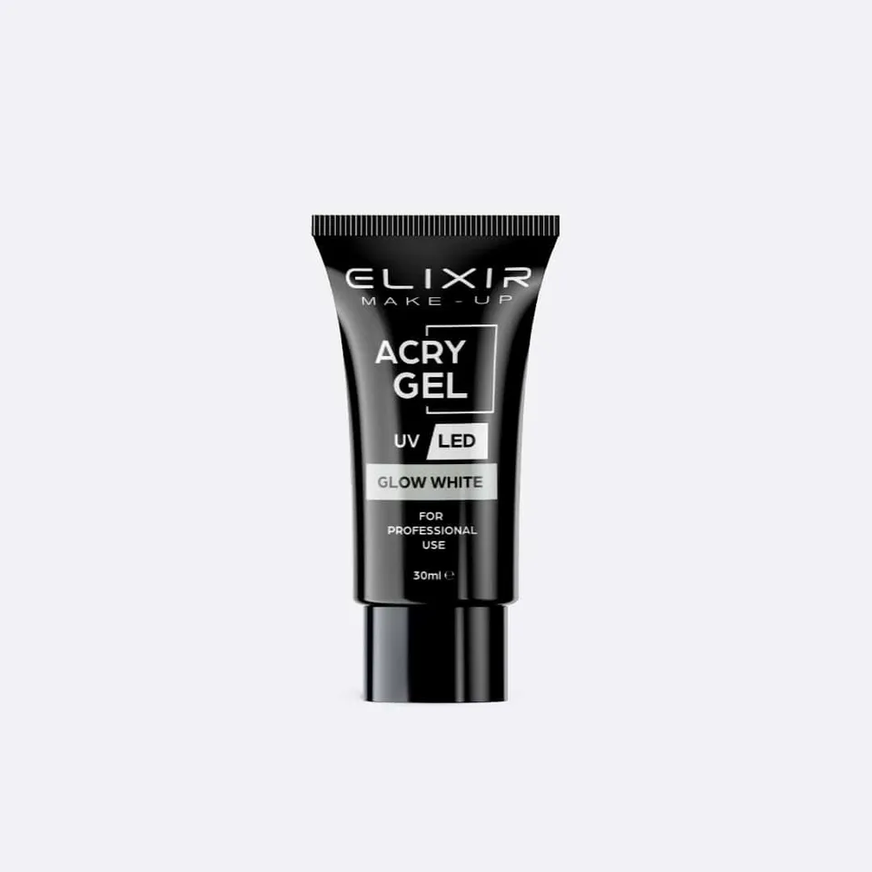 Élixir AcryGel #709 Glow White gel extension 30 g solide