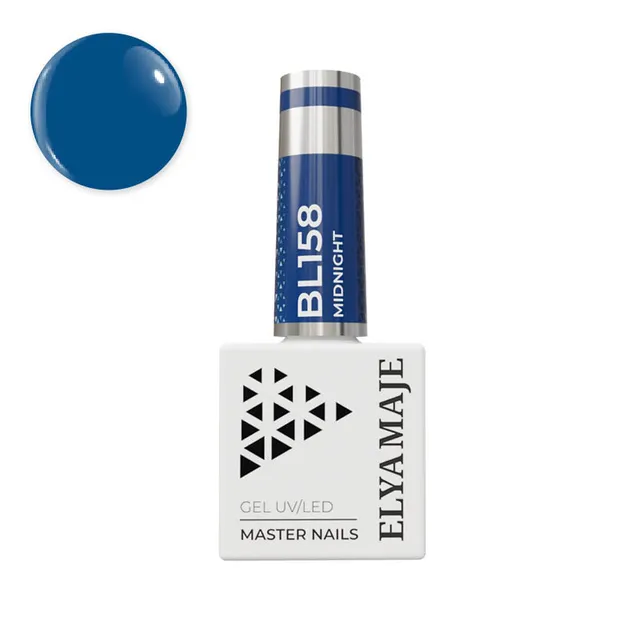 Elyamaje N°158 Midnight vernis semi-permanent foncé
