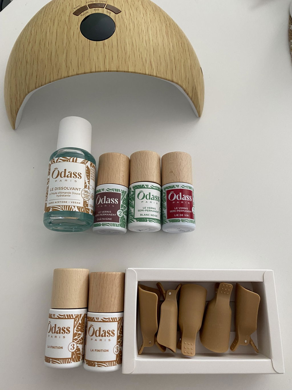 Ôdass Paris Le Trio sur mesure kit vernis semi-permanent LED