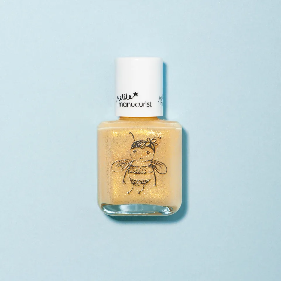 Manucurist Pia l'Abeille vernis enfant jaune pailleté