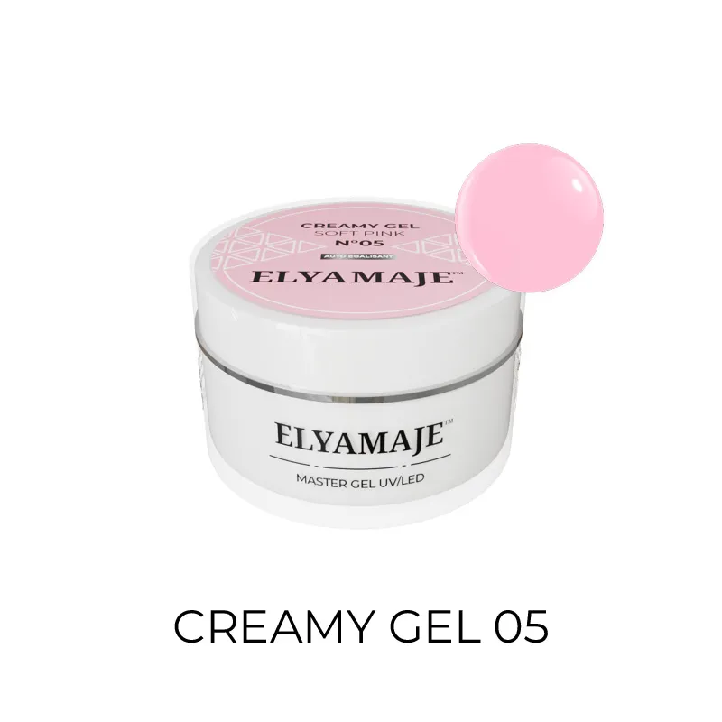 Elyamaje Creamy Gel Soft Pink N°5 gel construction rose
