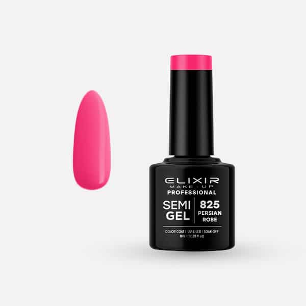 Élixir Semi Gel #825 vernis semi-permanent rose persan 8ml 3 semaines