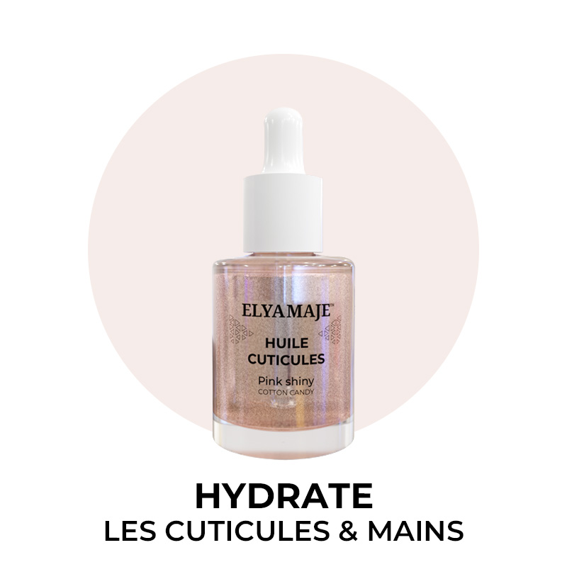 Elyamaje Pink Shiny huile cuticules 10 ml soin