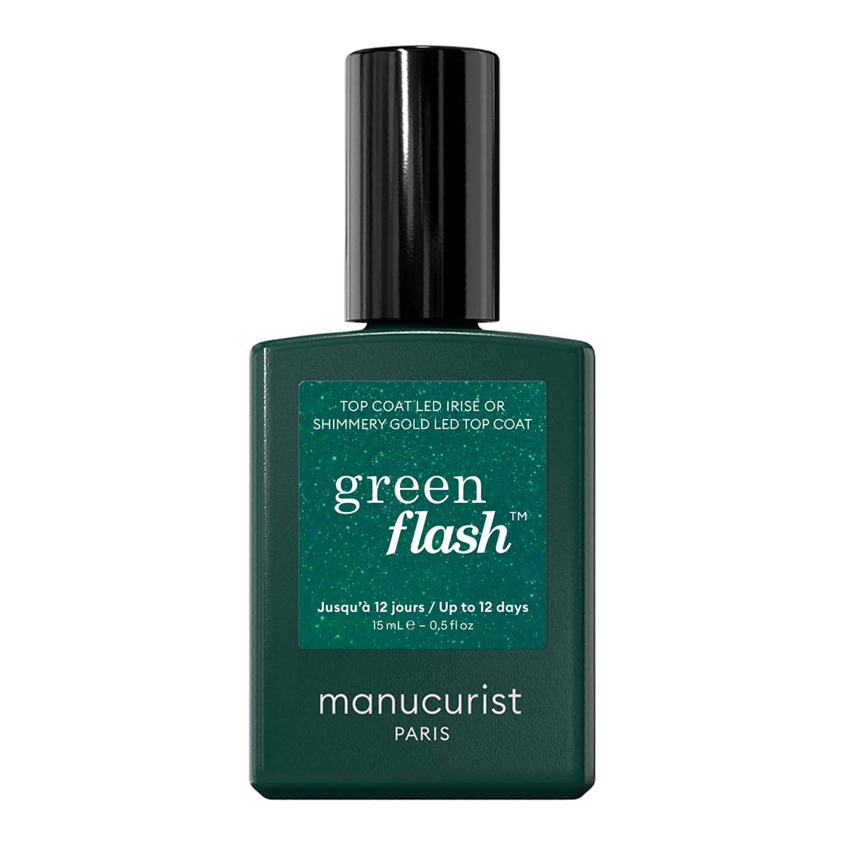 Manucurist Green Flash Top Coat Transparent vernis 15 ml brillant