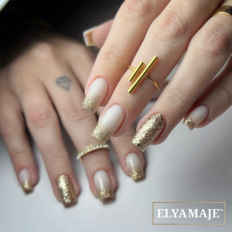 ElyaMaje N°176 Diamond Gold vernis semi-permanent
