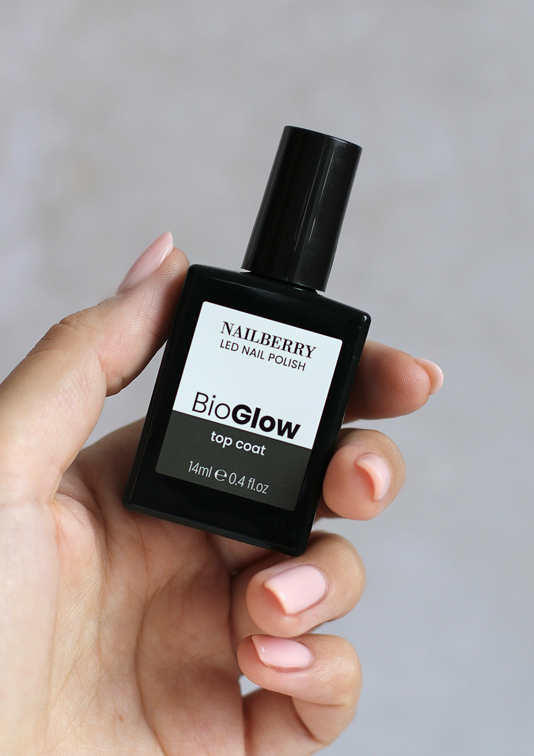 Nailberry BioGlow Top Coat semi-permanent 14ml brillant