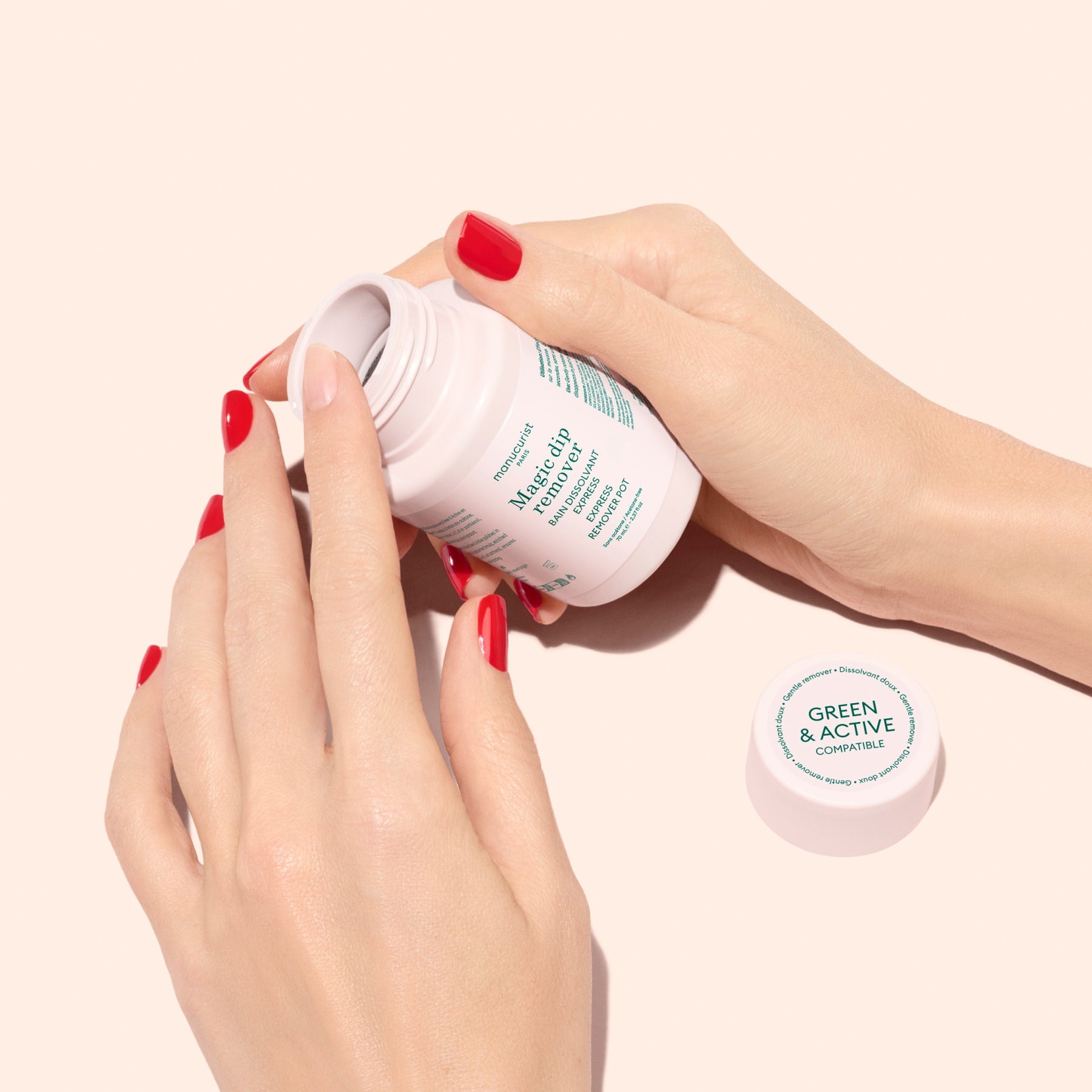 Manucurist Green bain dissolvant express sans acétone