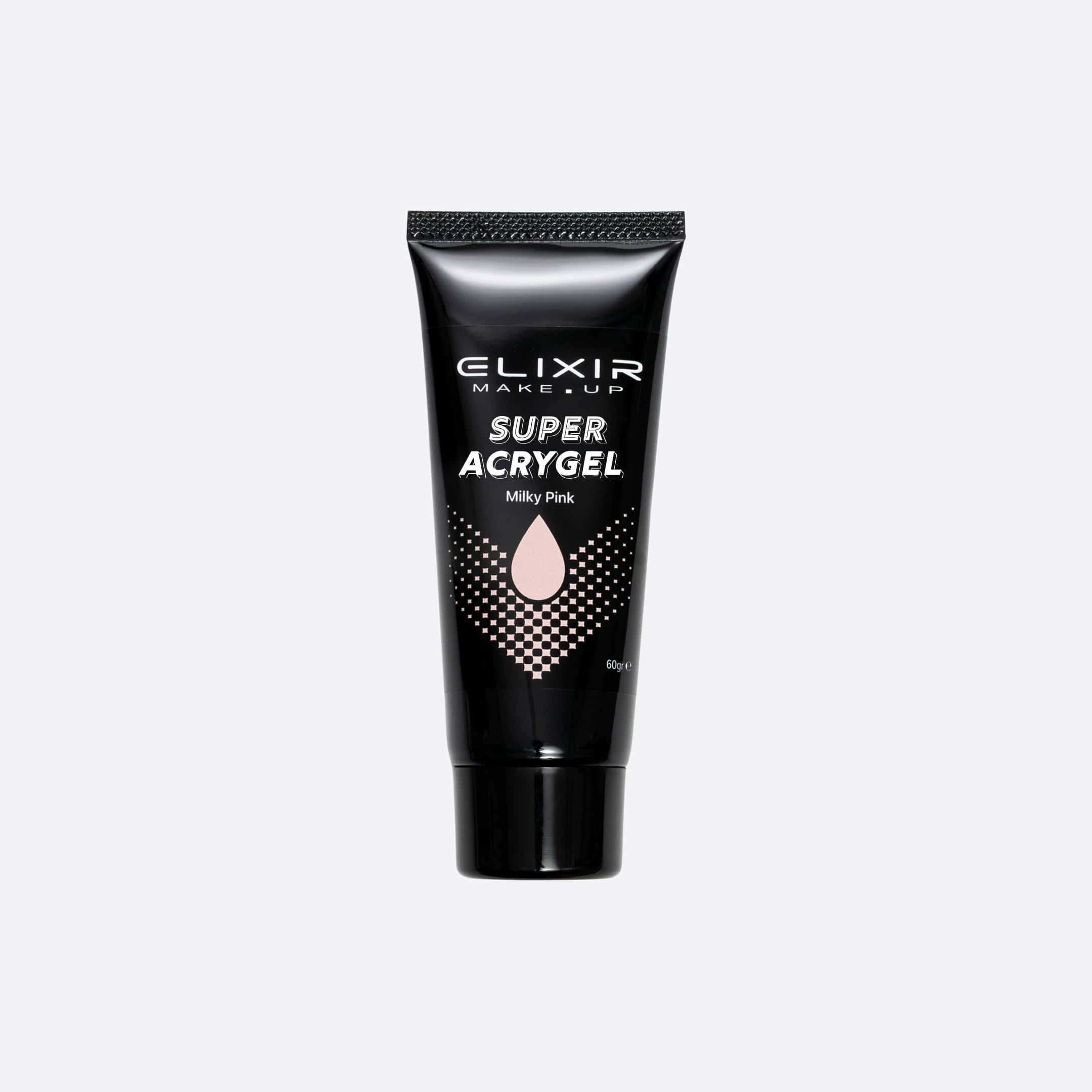 Élixir Super Acrygel gel N°907C milky pink 60g tenue forte
