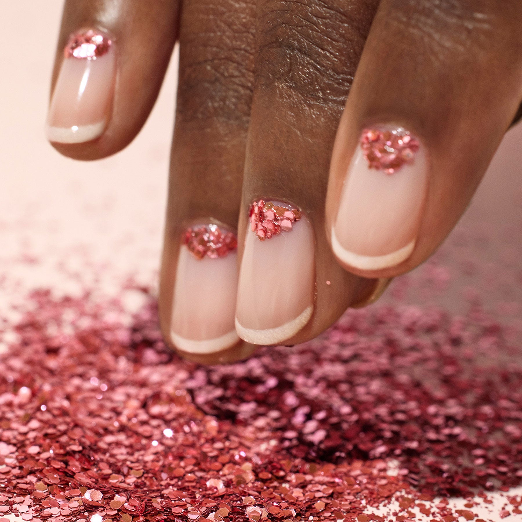Manucurist Pink Quartz paillettes ongles biodégradables