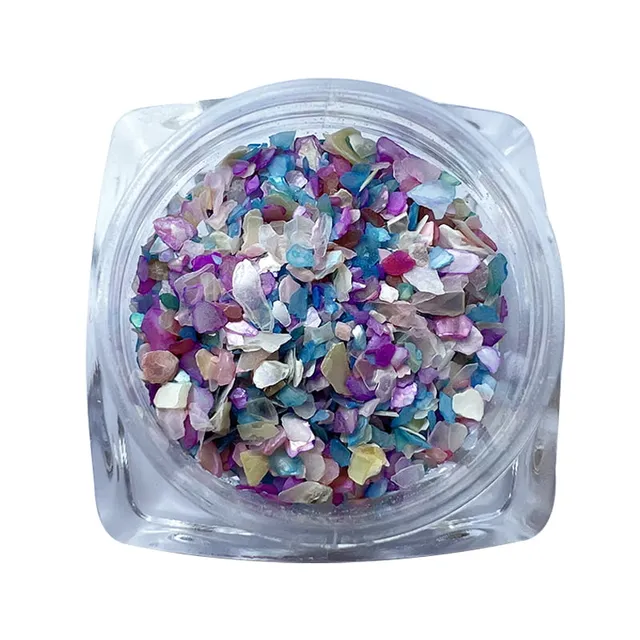 Elyamaje Coquil 11 déco ongle nacre naturelle