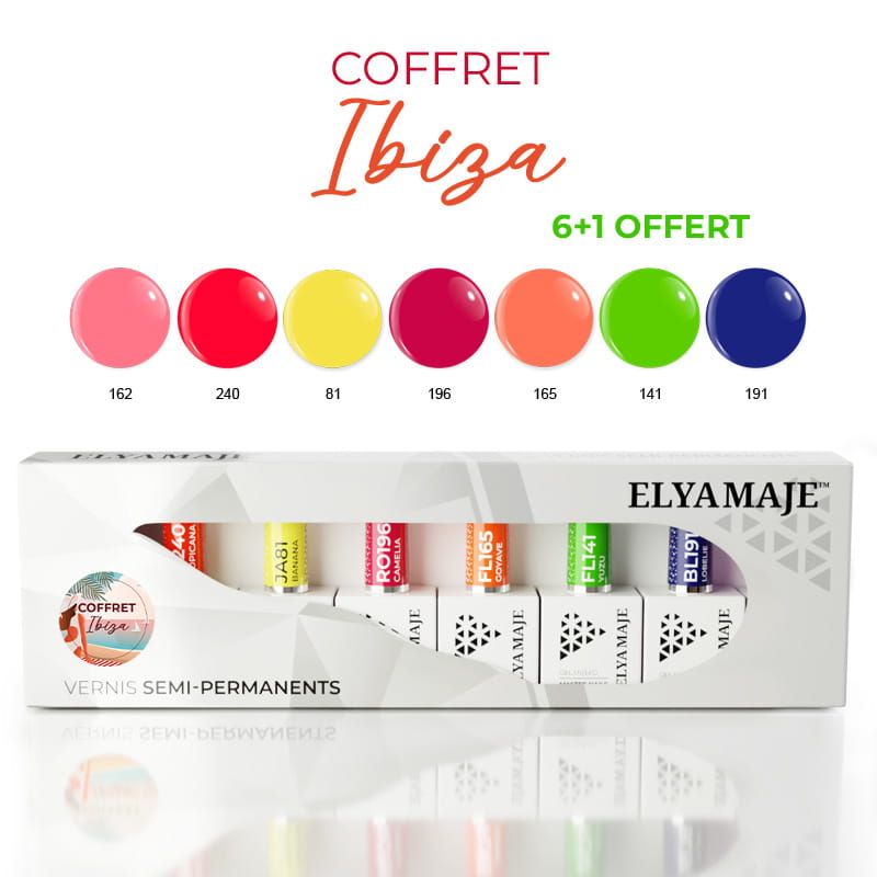 Elyamaje Ibiza coffret vernis semi-permanent édition limitée